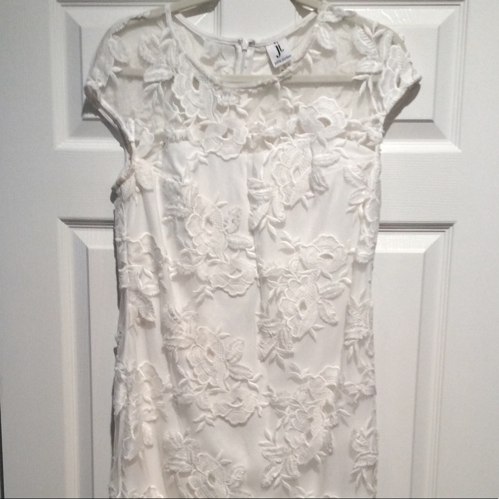 Beautiful White French Lace Dress